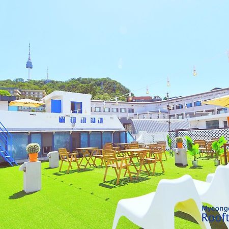 Myeongdong Rooftop Hostel Seoul Exteriör bild