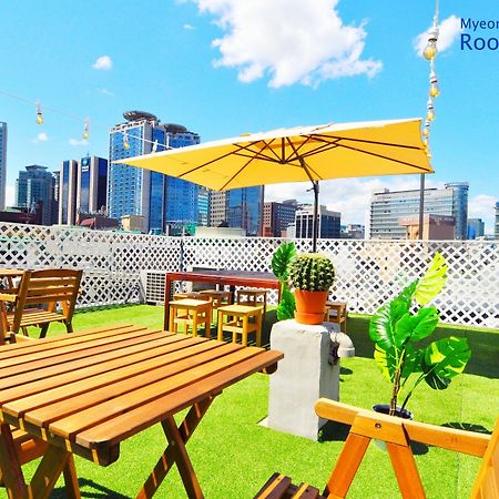 Myeongdong Rooftop Hostel Seoul Exteriör bild