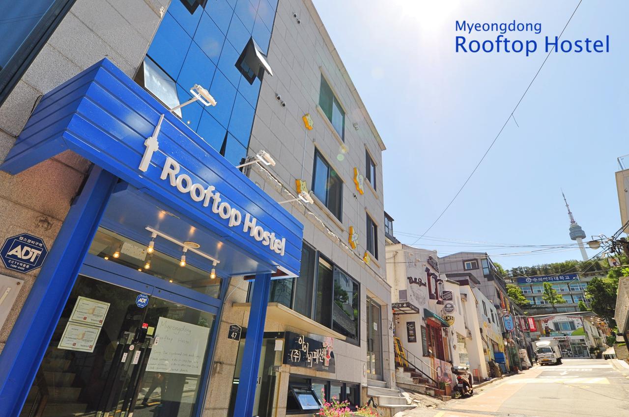 Myeongdong Rooftop Hostel Seoul Exteriör bild