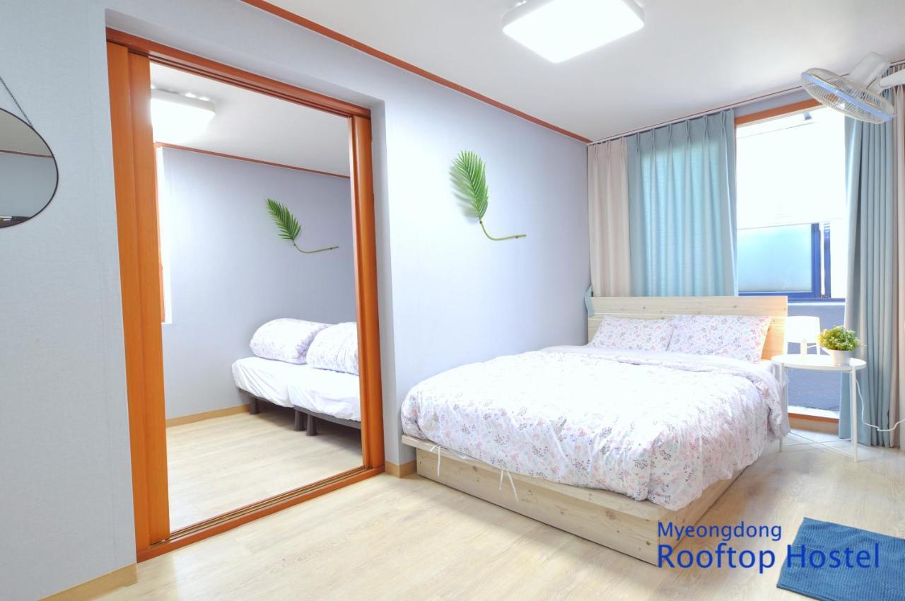 Myeongdong Rooftop Hostel Seoul Exteriör bild