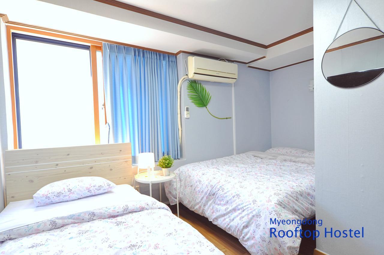 Myeongdong Rooftop Hostel Seoul Exteriör bild
