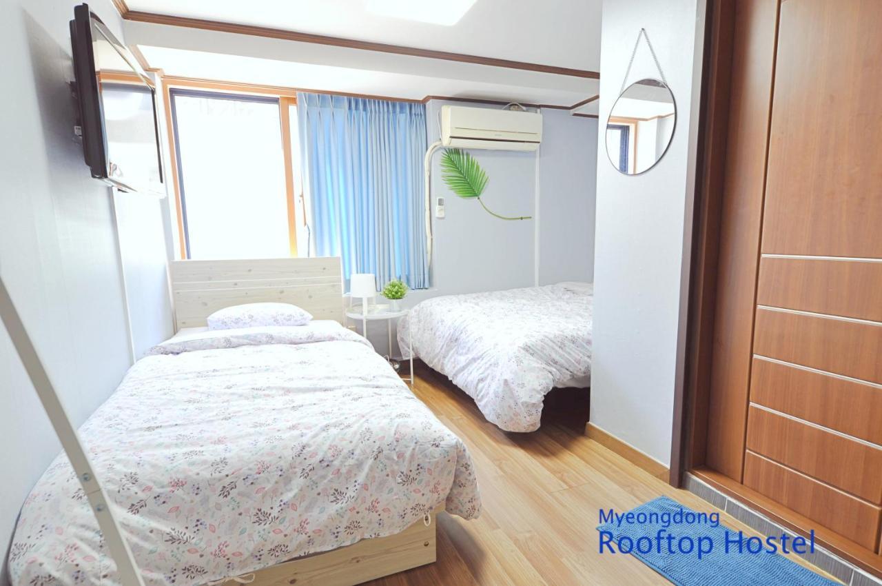Myeongdong Rooftop Hostel Seoul Exteriör bild