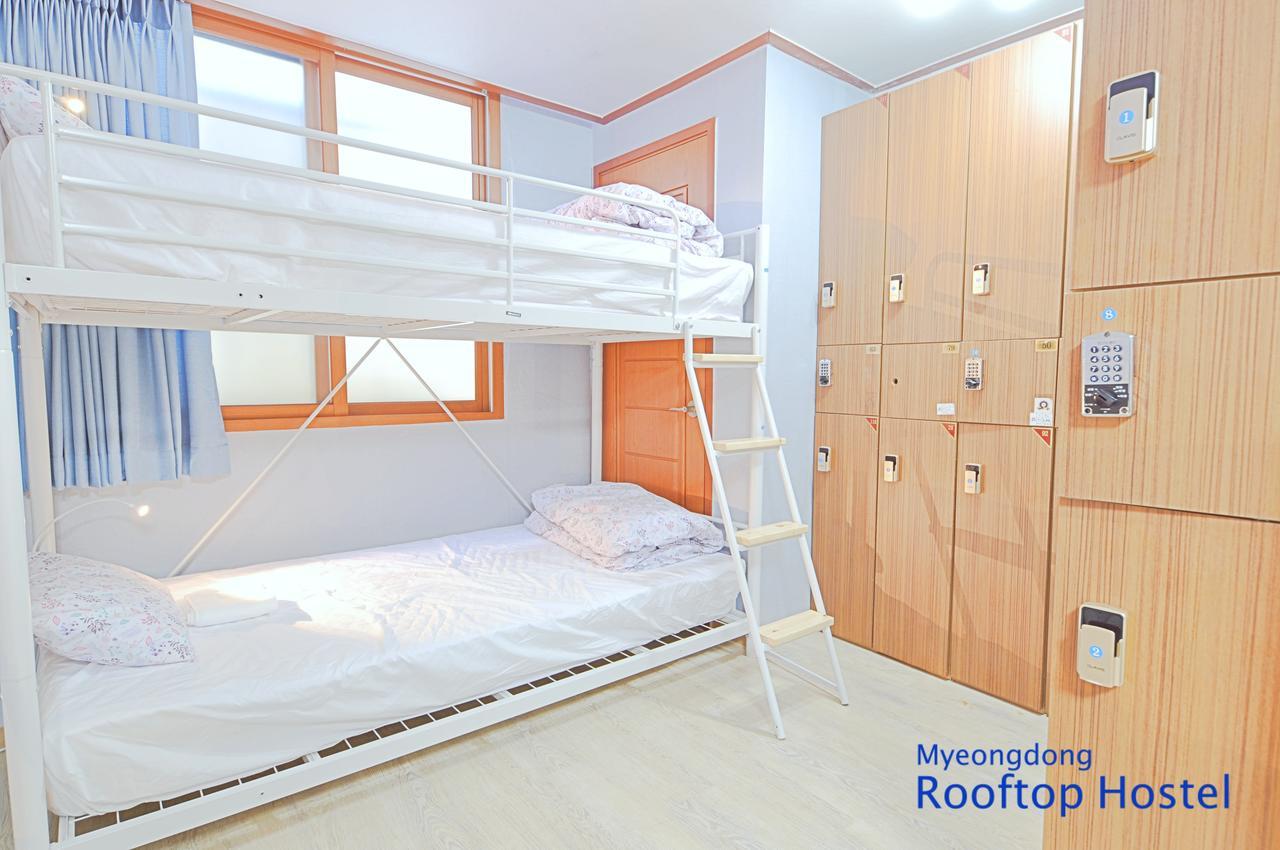 Myeongdong Rooftop Hostel Seoul Exteriör bild