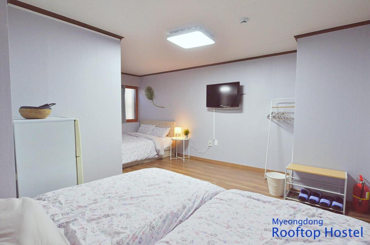Myeongdong Rooftop Hostel Seoul Exteriör bild