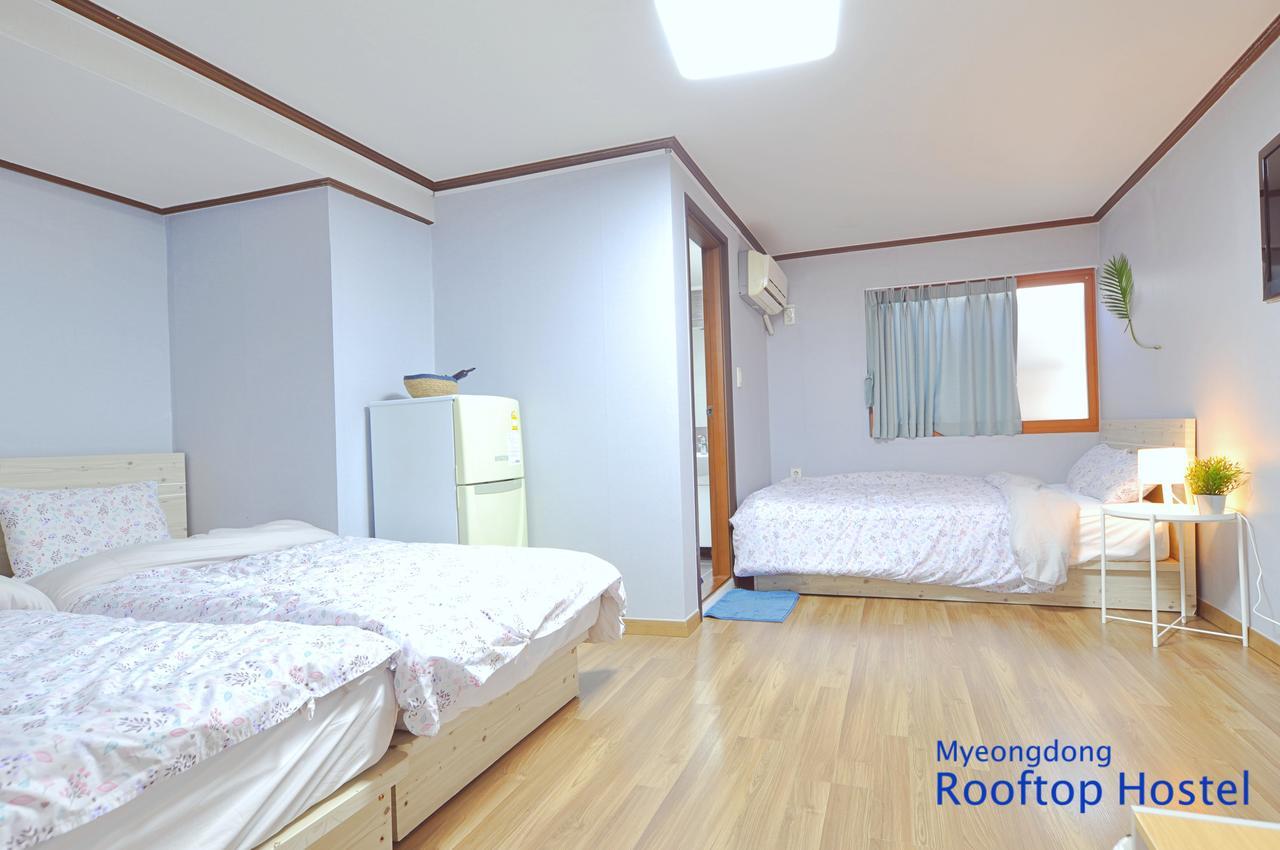 Myeongdong Rooftop Hostel Seoul Exteriör bild