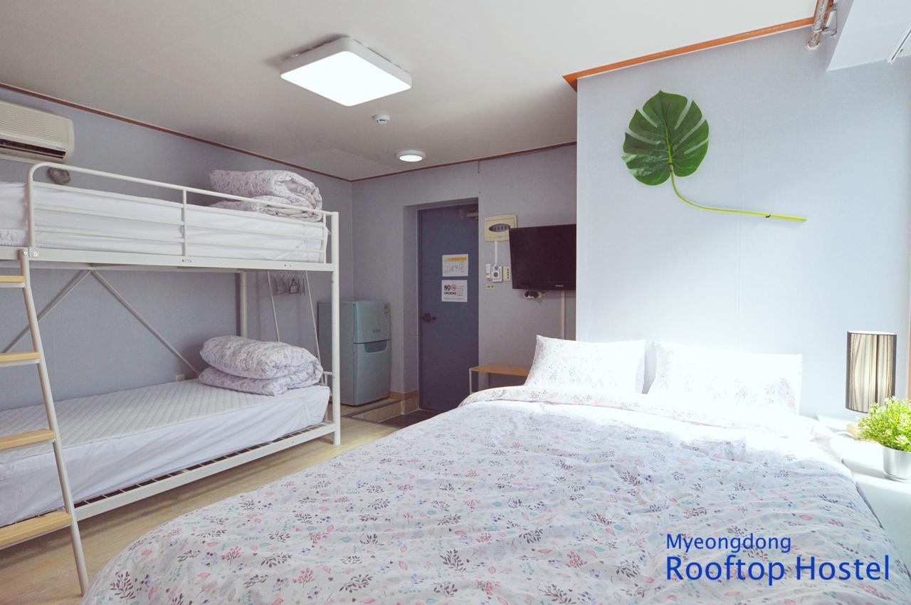 Myeongdong Rooftop Hostel Seoul Exteriör bild