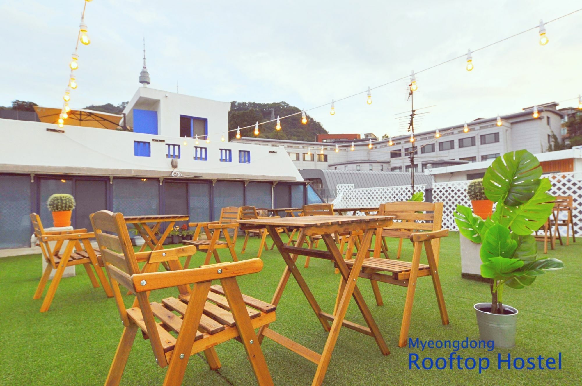 Myeongdong Rooftop Hostel Seoul Exteriör bild